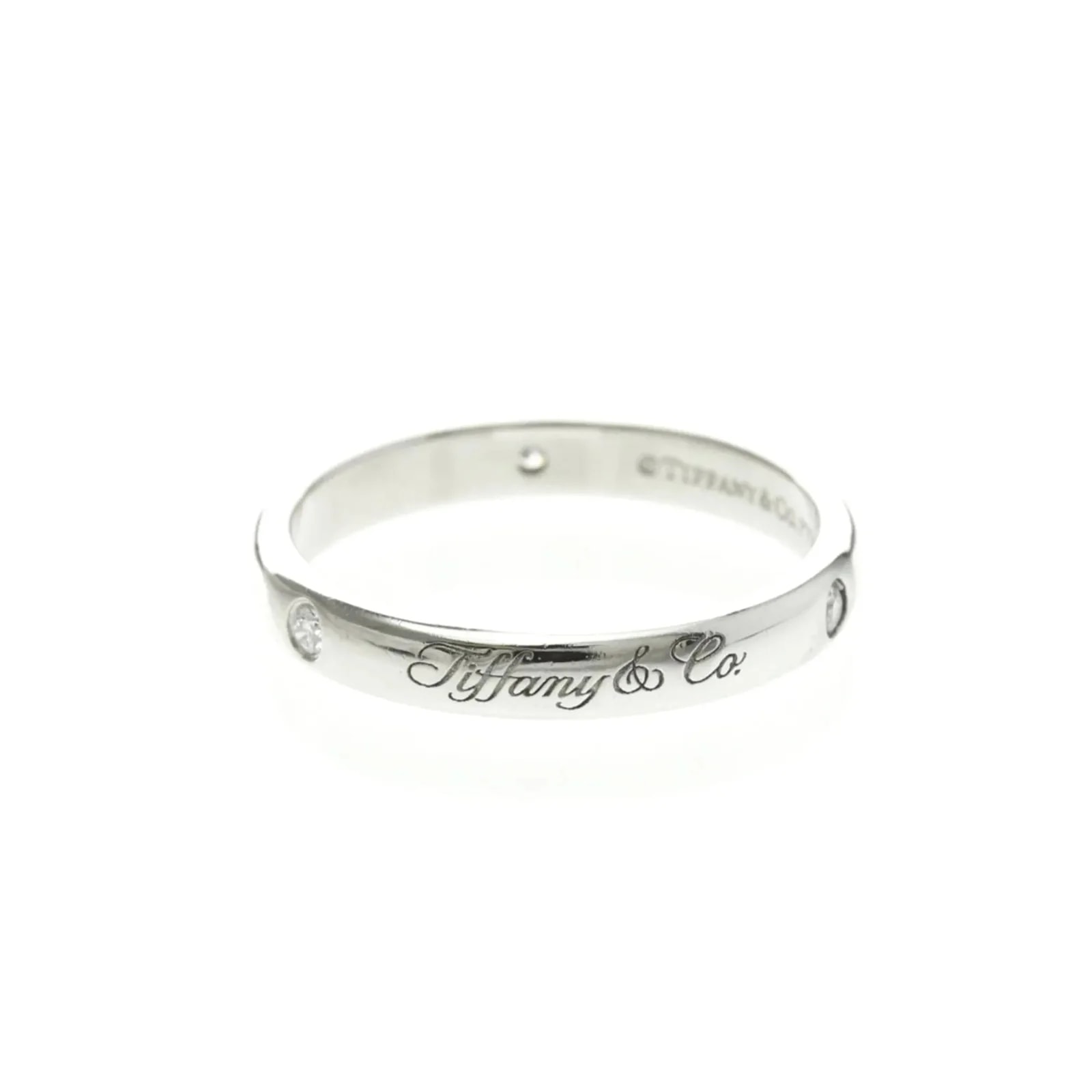 Tiffany & Co. — Tiffany & Co. Notes Wedding Band With Diamonds Jewelry — Accessory — resale