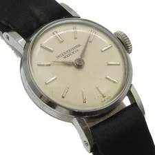 International Company IWC Stainless Steel Manual Wind Analog Si 3