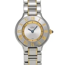 Cartier — Cartier Mast 21 Vantian W10073R6 Silver 742640 — Watch — resale