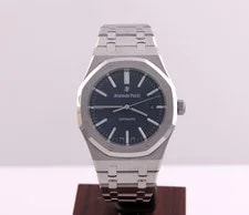 Audemars Piguet Royal Oak 41mm Blue Dial 15400ST Box/Papers Stainless Steel 3