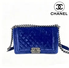 Chanel — Chanel Boy 25 Flap With Ruthenium Hardware Auth USA — Handbag — resale
