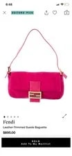 Fendi Baguette in With Hardware Glitter Logo 3