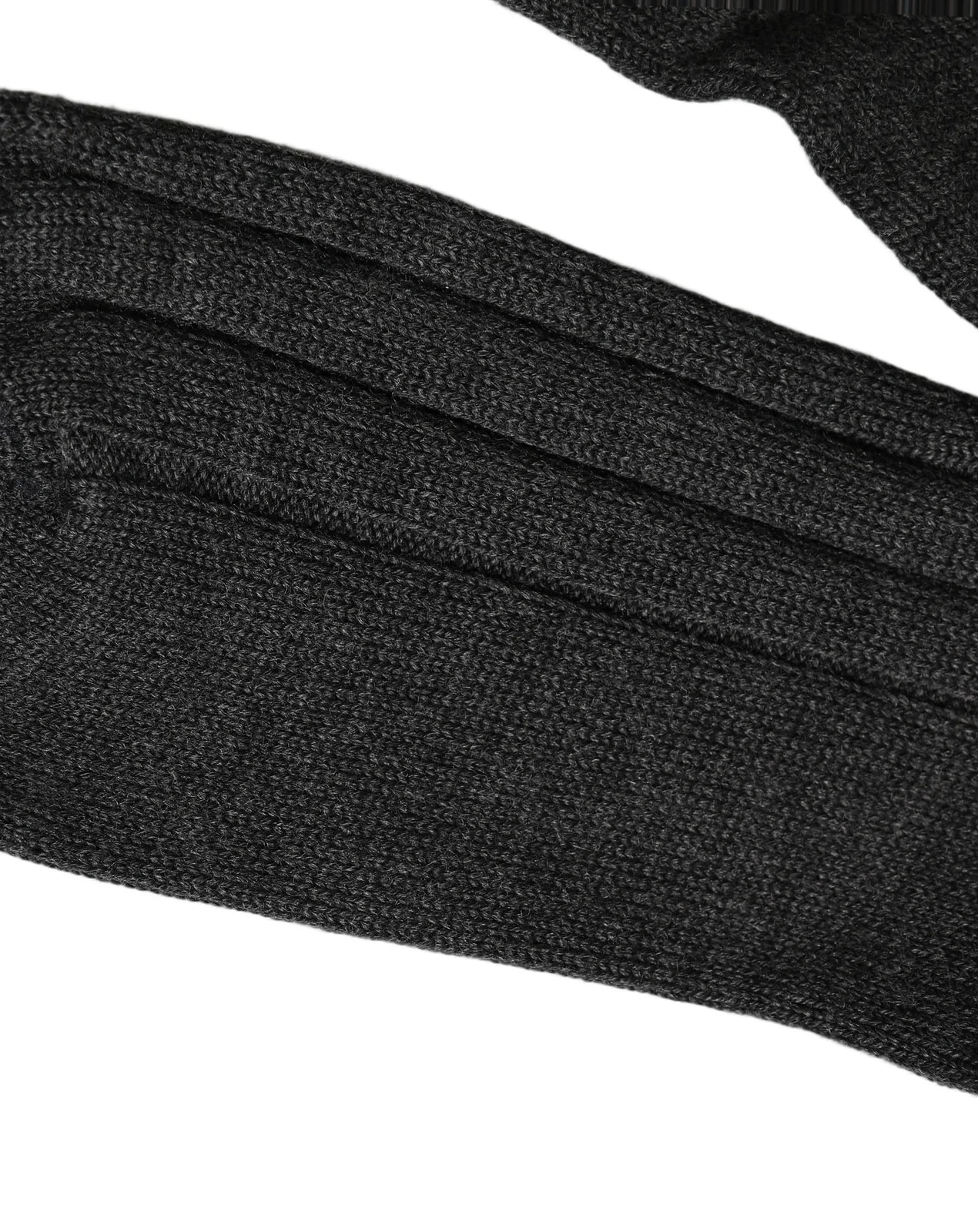 Dolce & Gabbana Dark Logo Calf Long Ribbed Accessory Socks 3