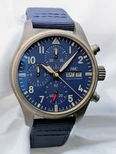 IWC — IWC Pilot Chronograph Bronze 41 Blue Dial Blue Strap 2025 Full Set Box & Papers — Watch — resale