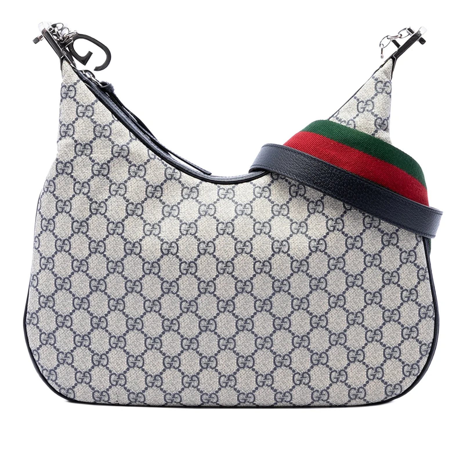 Gucci — Large Web Attache Crossbody — Handbag — resale