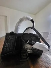 Balenciaga — ! Balenciaga, , Cocodrile Embossed, Accessories, 7.5" Wieth — Handbag — resale