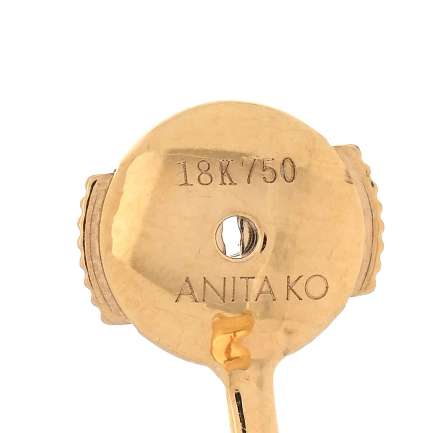 18K Yellow Gold Pear Orbit 4