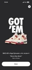 Nigel Sylvester Air Jordan 4 After Size 8.5M - Presale 2