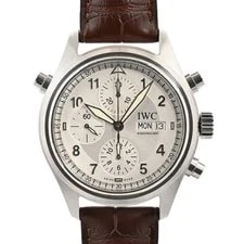 IWC — IWC Spitfire Doppel Chronograph IW371343 Watches / Silver Mechanical Automat... — Watch — resale