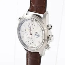 IWC Spitfire Doppel Chronograph IW371343 Watches / Silver Mechanical Automat... 2