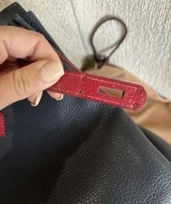 Authentic Hermes Birkin HAC 32 1988 Bi Color 4
