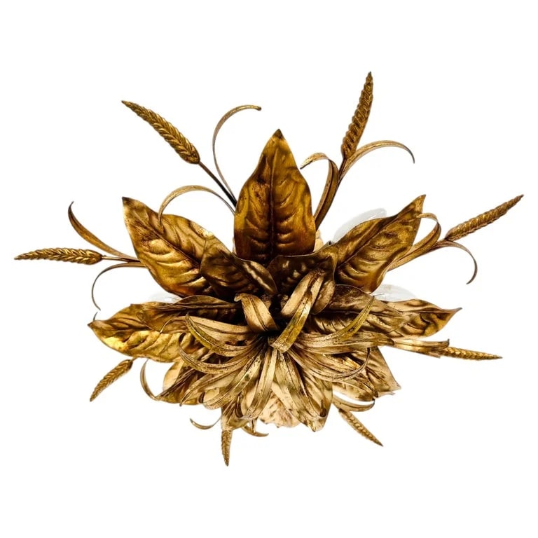 Hans Kögl — Golden Italian Hollywood Regency By Hans Kögl — lighting — resale