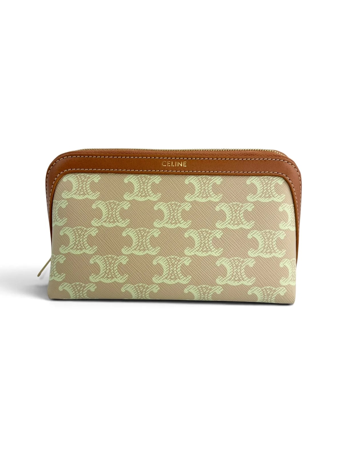 Celine — Celine Triomphe Dome Cosmetic Pouch — Accessory — resale