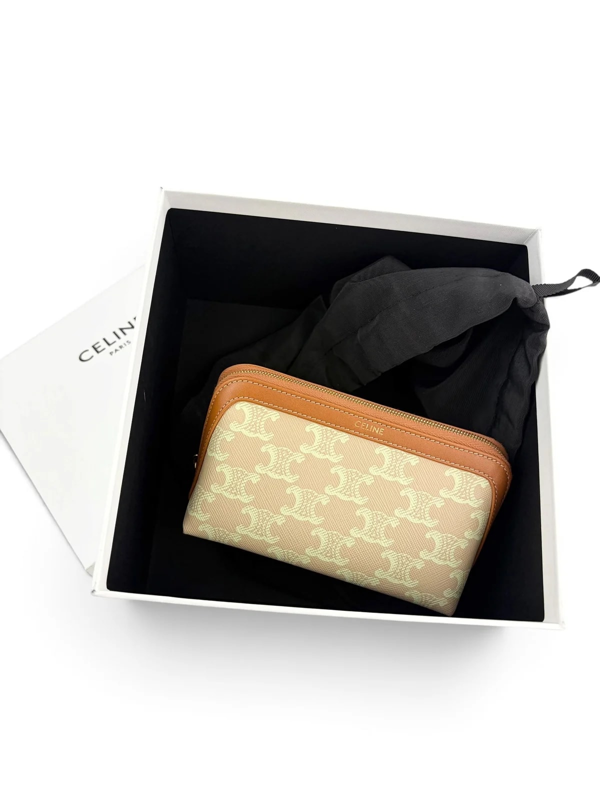 Celine Triomphe Dome Cosmetic Pouch 2