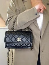 Chanel 20B Flap Crossbody -Woven Chain [] 2