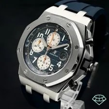 Audemars Piguet Royal Oak Offshore Diver Navy Blue Complete Set Box & Papers 4