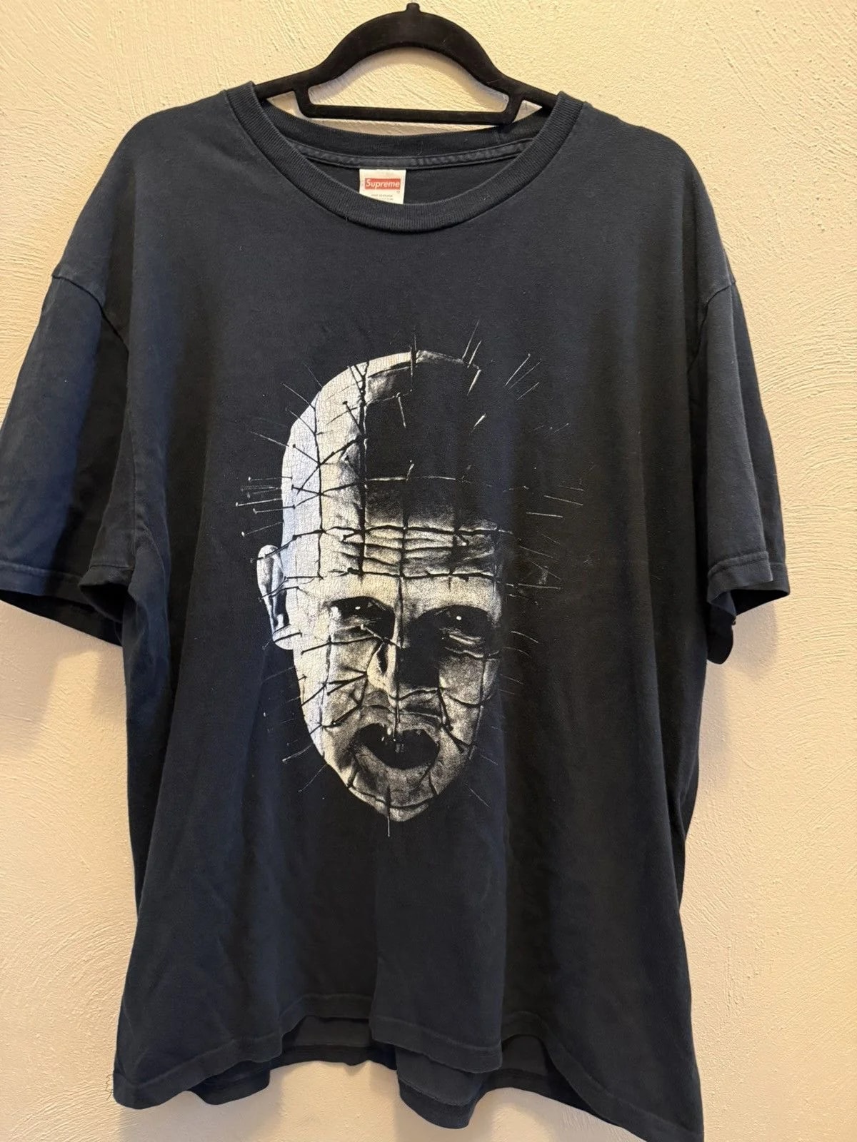Supreme — Supreme 2018 Hellraiser Pinhead Tee — streetwear — resale