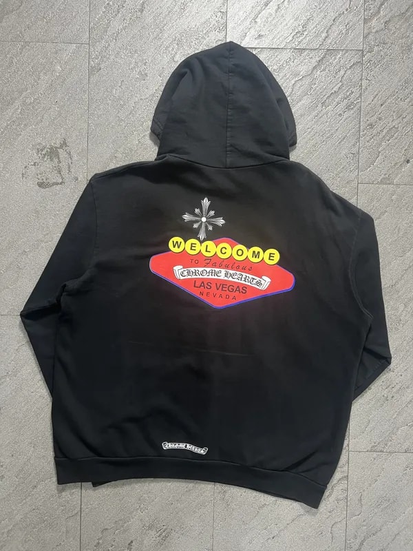 Chrome Hearts — Hearts Las Vegas Welcome Sign Hoodie L — Clothing — resale