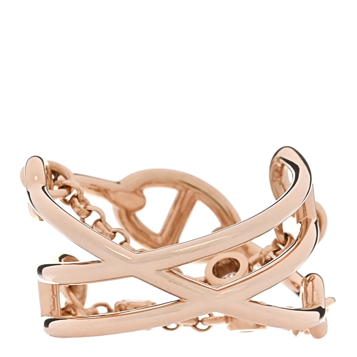 18K Rose Gold Chaine d'Ancre Chaos 54 7 3