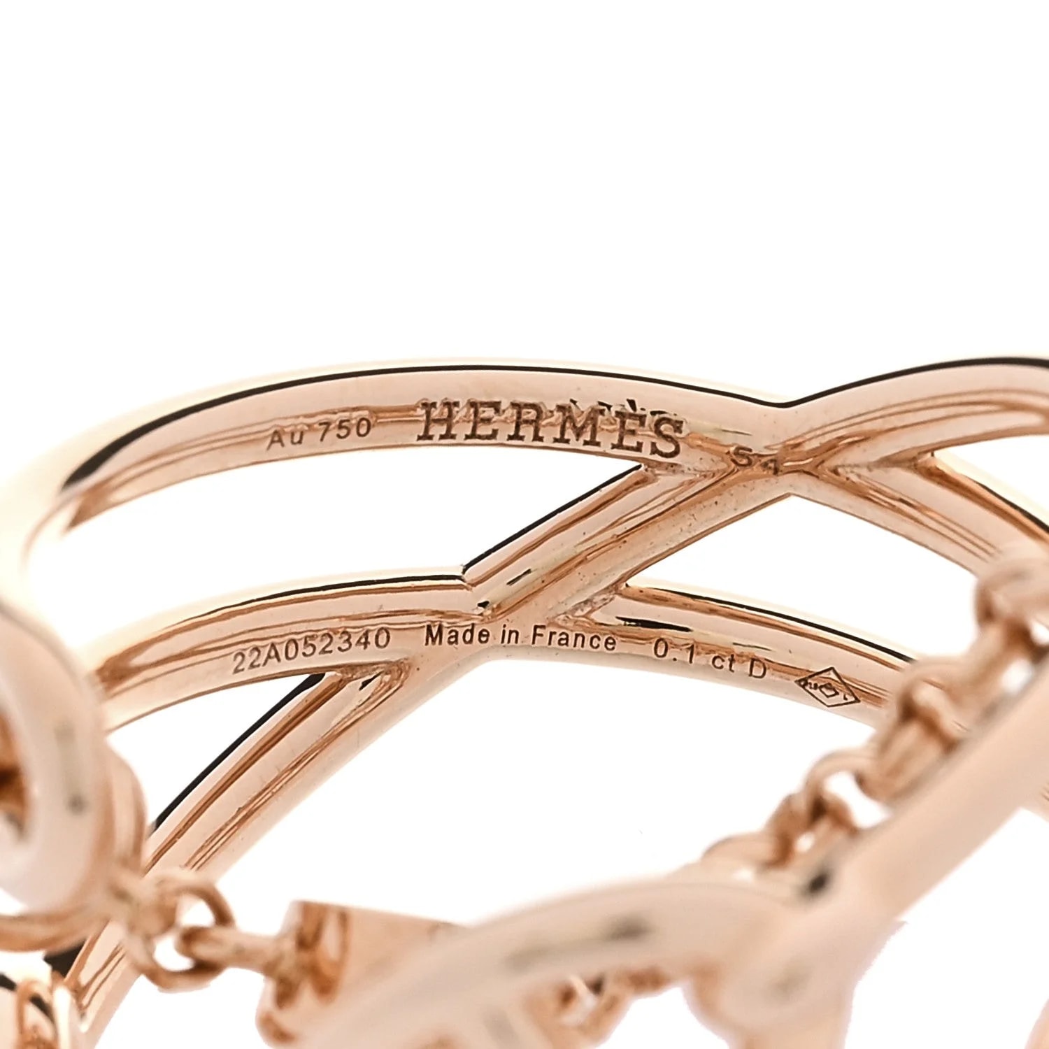 18K Rose Gold Chaine d'Ancre Chaos 54 7 4