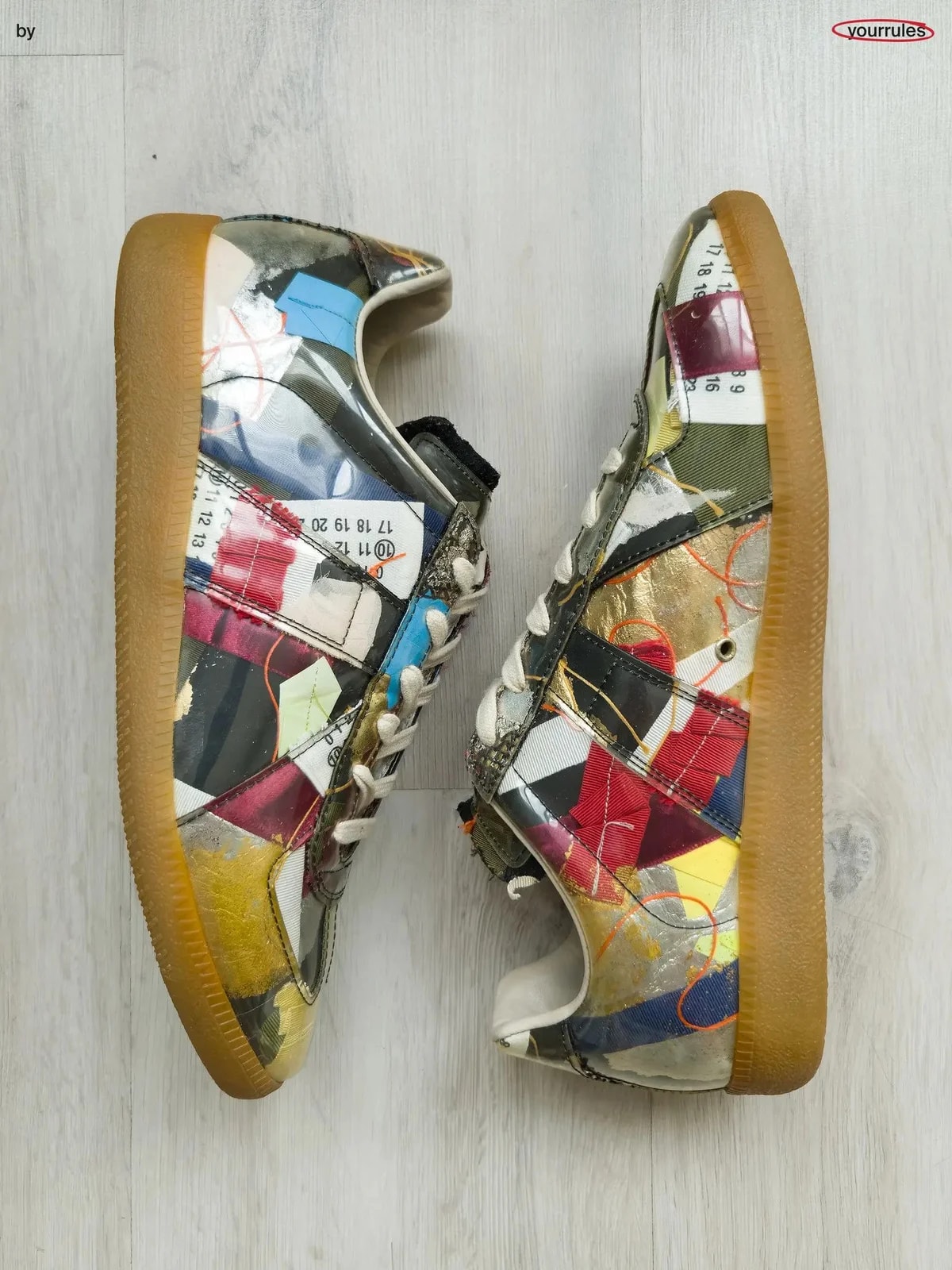 Maison Margiela — Maison Margiela Limited Edition Patchwork Gats — Sneaker — resale