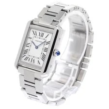 Cartier — Cartier Tank Solo SM W5200013 24mm SS Silver Dial Quartz #C12401 — Watch — resale