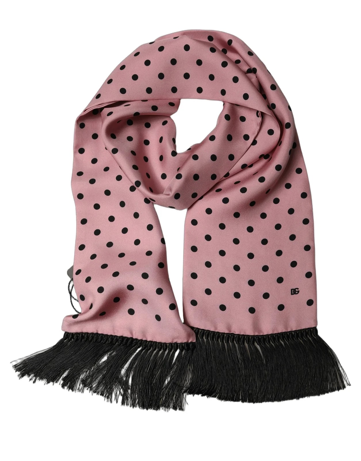 Dolce & Gabbana Polka Dot Fringed Lace Stole Scarf 4