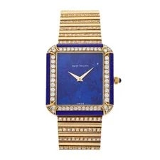 Patek Philippe — Patek Philippe Haute Joaillerie Gold Manual Lapis Diamond 3727/3 — Watch — resale