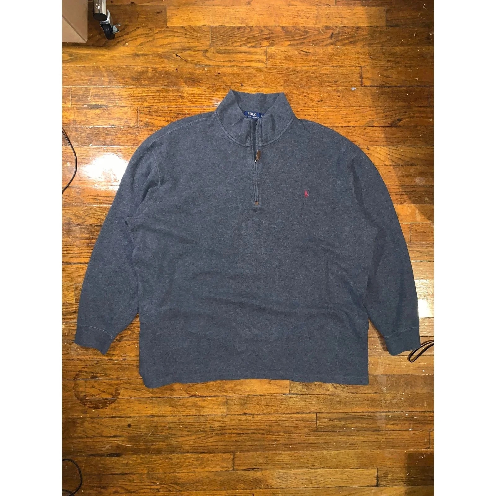 Polo Ralph Lauren — Polo Ralph Lauren 2XL Tall Quarter Zip Sweater Dark — streetwear — resale