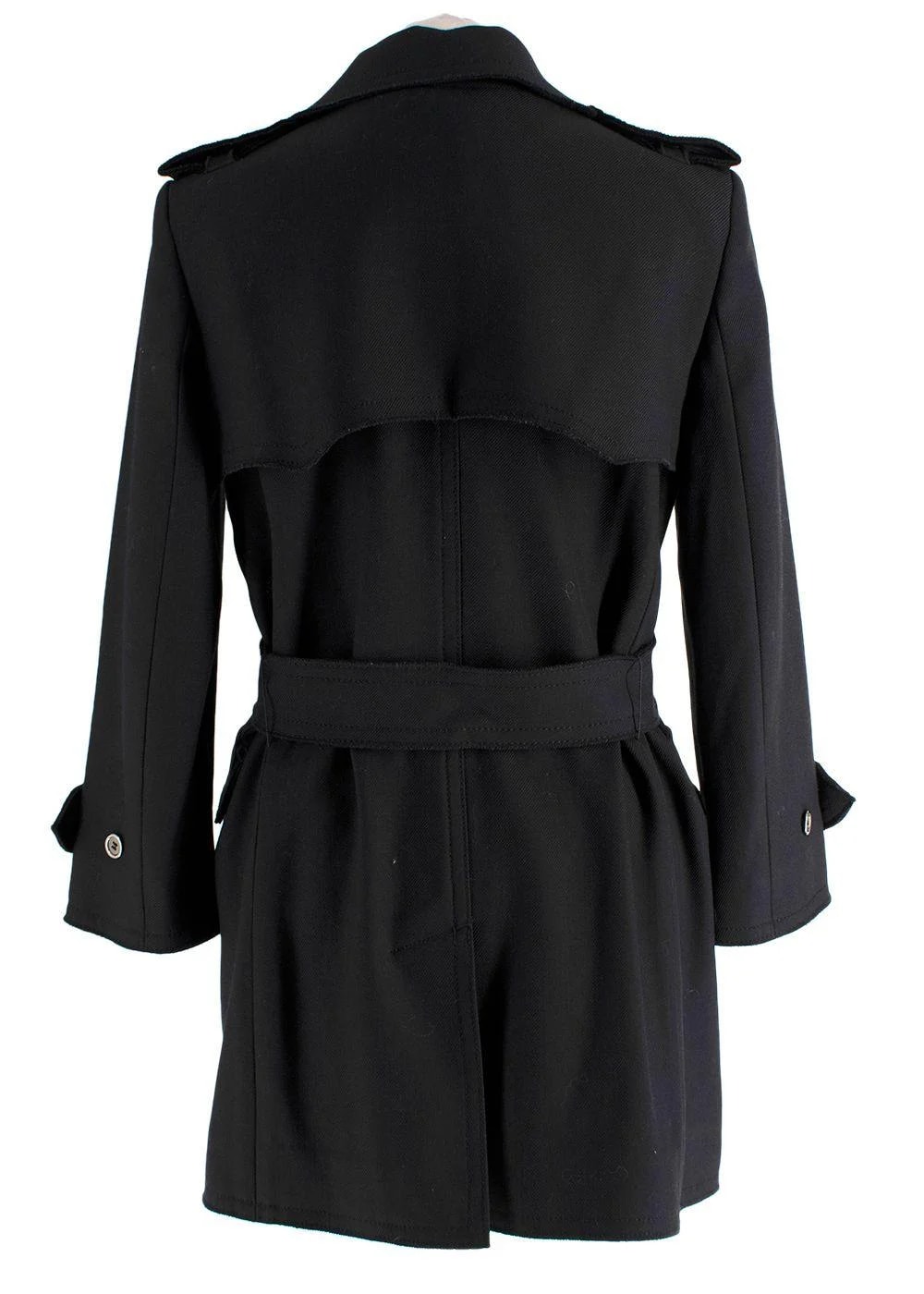 Dolce & Gabbana Belted Pure Double Breasted Trench Coat 2