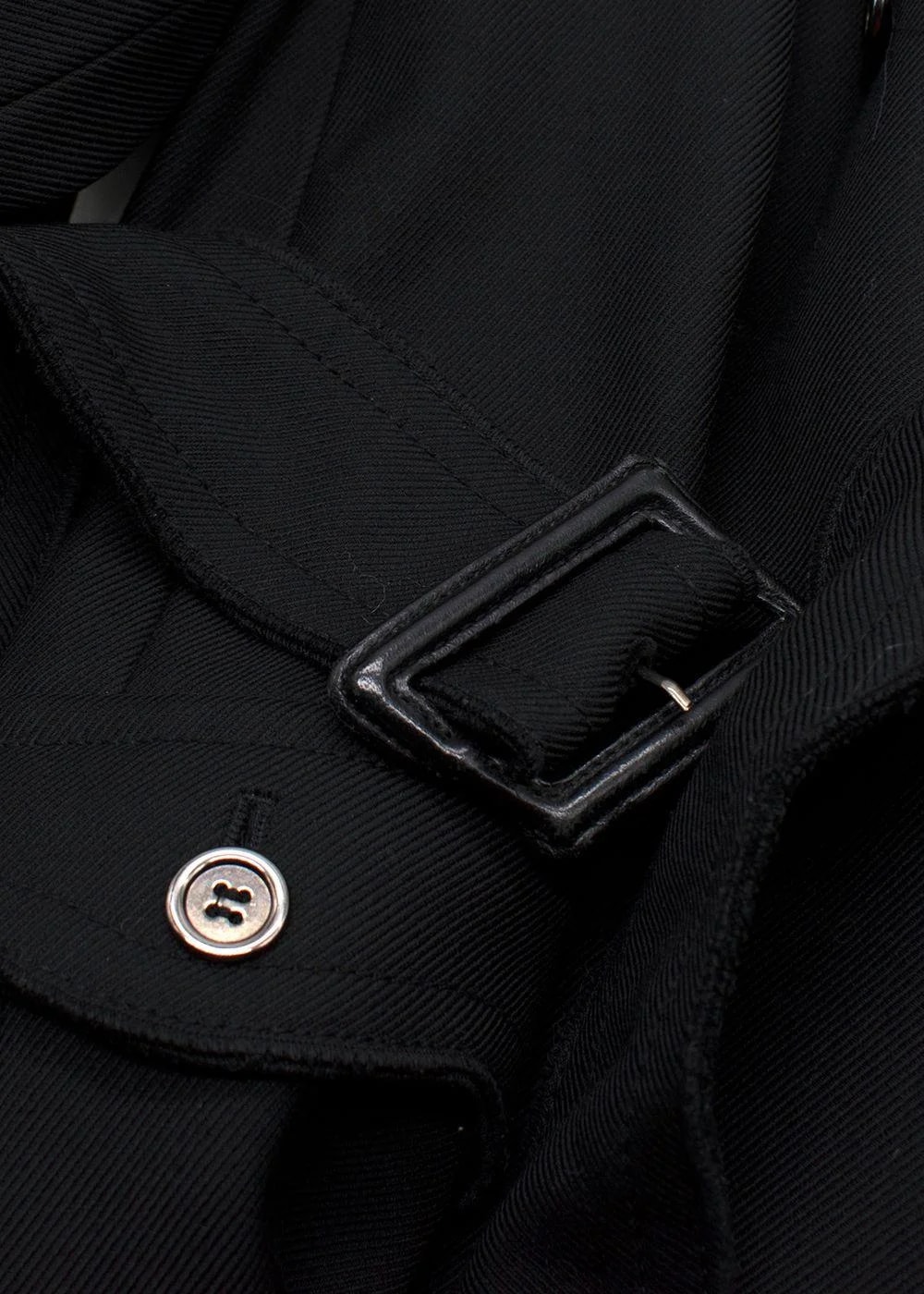 Dolce & Gabbana Belted Pure Double Breasted Trench Coat 4
