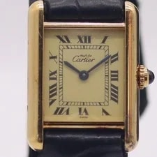 Cartier Must Tank W1003153 Sterling Silver Ivory #VWM3425 4