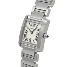 Cartier Tank W51008Q3 ( 2384) 18mm Stainless Steel Silver #WW9235 2