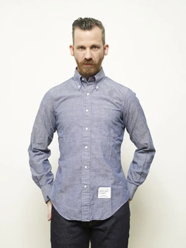 Supreme — 2010 Supreme X Thom Browne Chambray Shirt — streetwear — resale