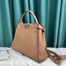 Fendi Peekaboo Medium Satchel Hardware Auth 4