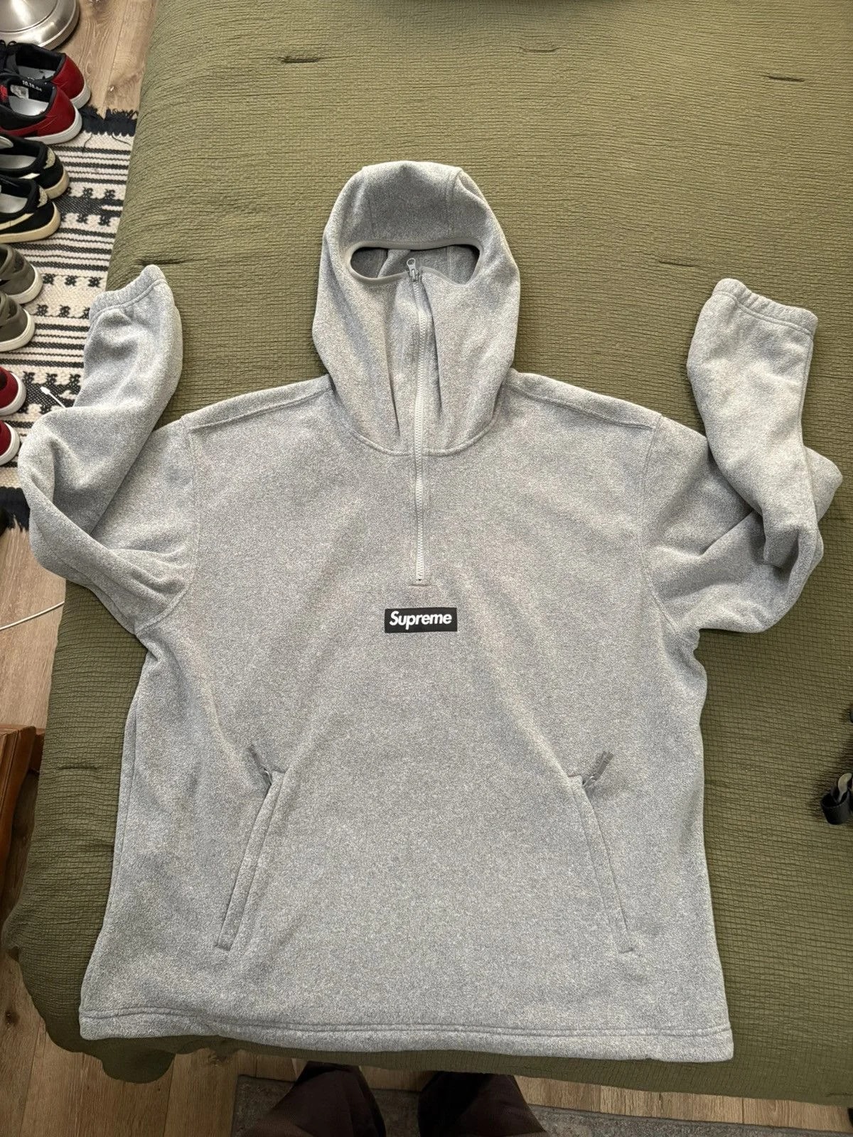 Supreme — Supreme Polartec Facemask Hooded Halfzip — streetwear — resale