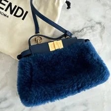 Fendi Micro Peekaboo Mouton Crossbody EX 2