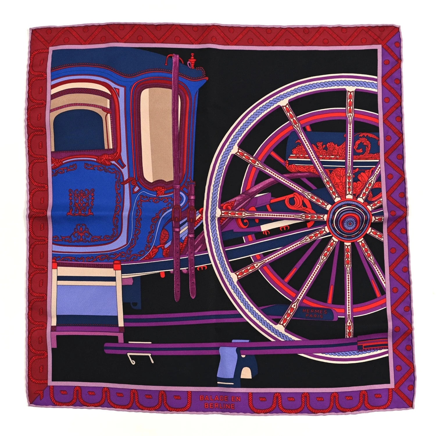Hermès — Balade En Berline Scarf 45 — Accessory — resale