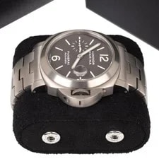 Panerai Pam00296 44mm Luminor Marina Titanium Automatic Brown Dial 4