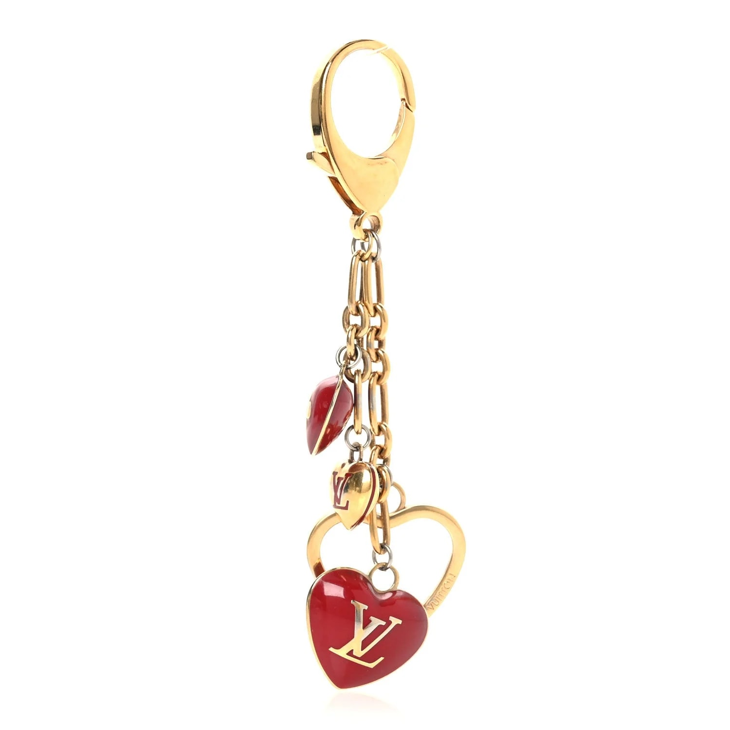 Louis Vuitton — Coeurs Heart Bag Charm Key Holder — Accessory — resale