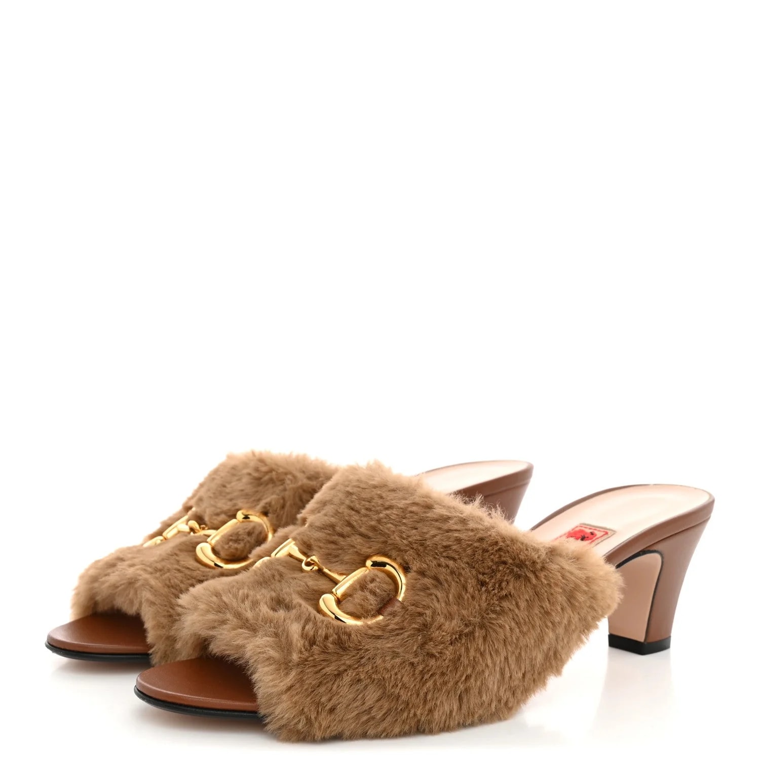 X Dans LE Faux Fur Horsebit Mules 37 4