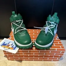 Off-White Air Force 1 Mid Size 9.5 SP Lthr DR0500-300 2