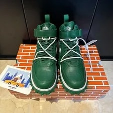 Off-White Air Force 1 Mid Size 9.5 SP Lthr DR0500-300 3