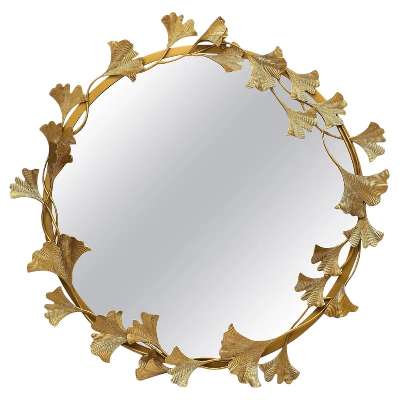 Gingko Brass Mirror by Bunny Williams Home — decorative_object — resale