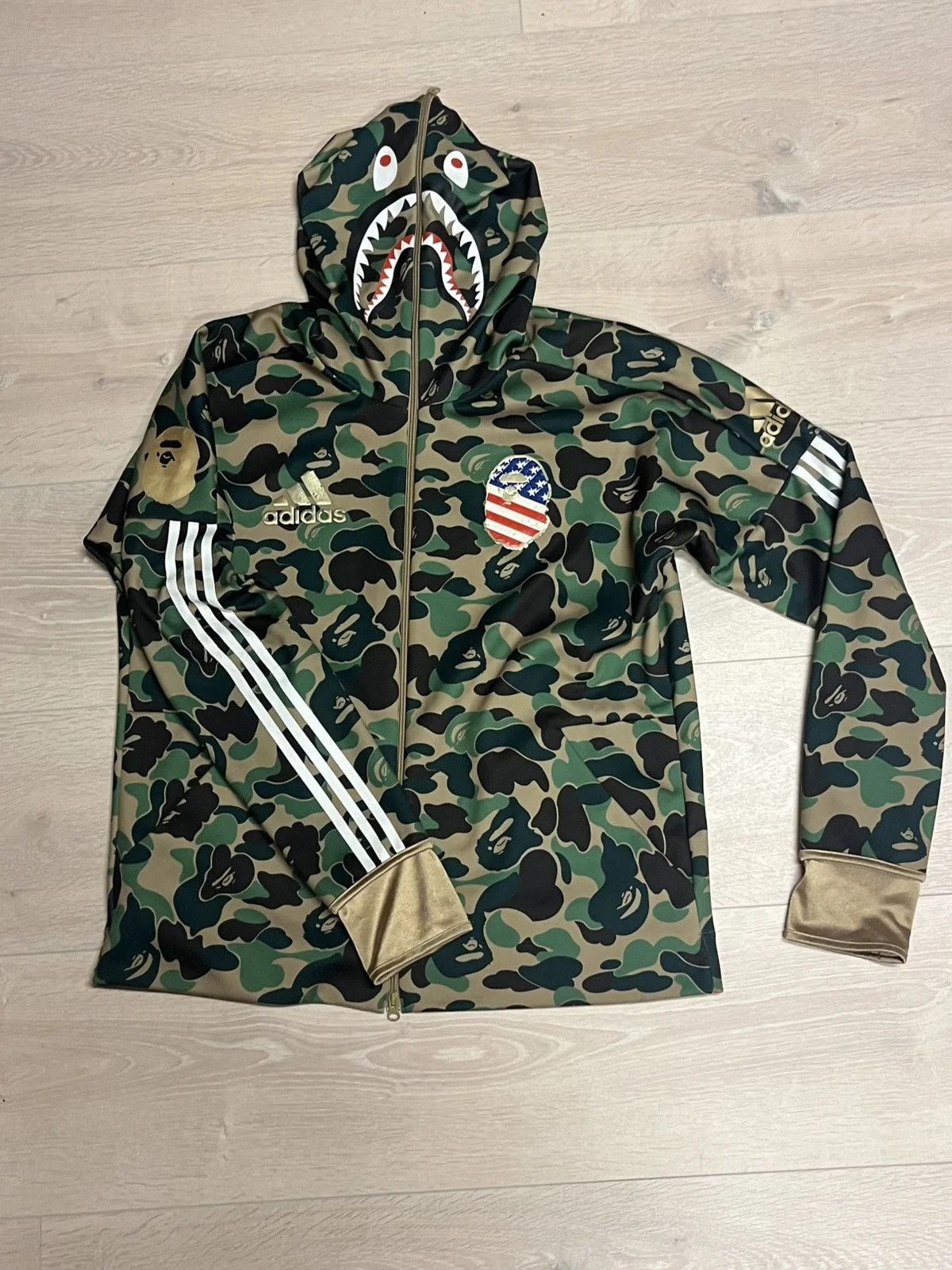 Adidas X Bape Hoodie — streetwear — resale