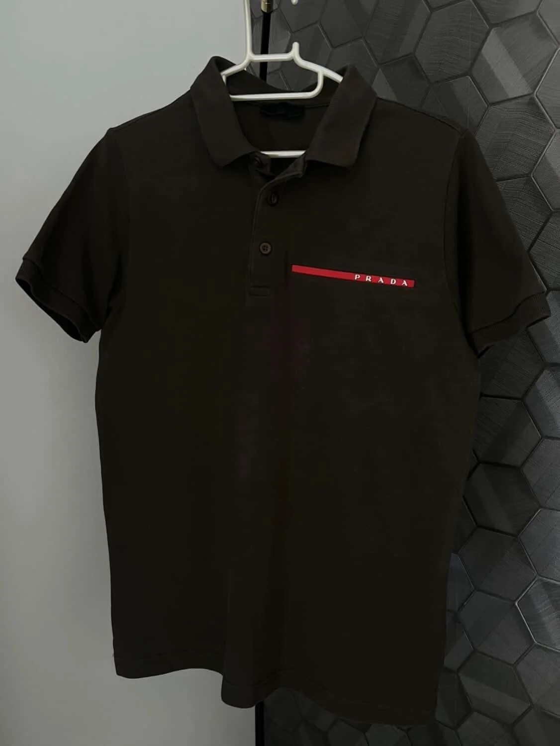 Prada — Prada Milano Tab Polo Shirt — streetwear — resale