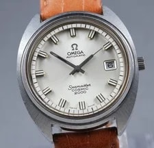Omega — Serviced Omega Seamaster Cosmic 2000 Cal.1012 166.130 38mm Silver — Watch — resale