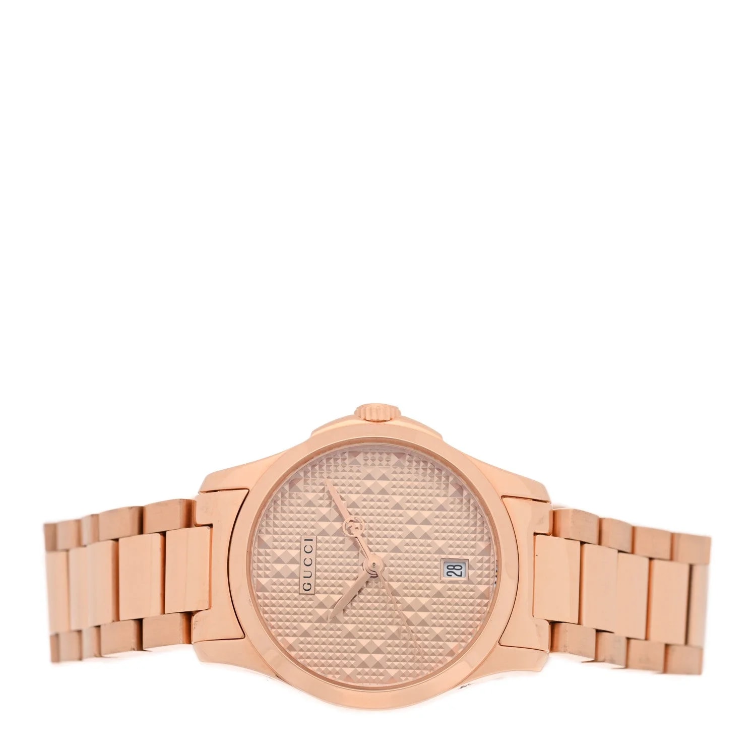 Stainless Steel 27mm G-Timeless Diamante Quartz Gold 2