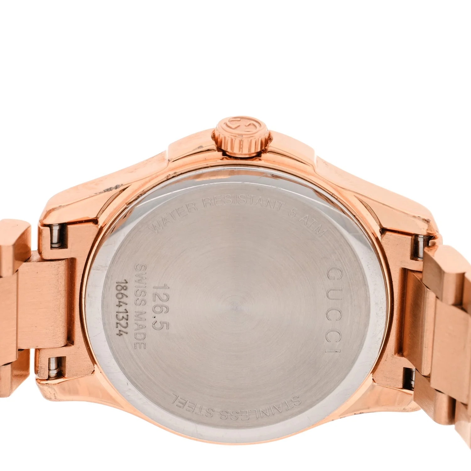 Stainless Steel 27mm G-Timeless Diamante Quartz Gold 4