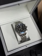 IWC Pilot Chronograph 43mm IW377704 IW377701 Black Dial Day Date Box + 2 Straps 3